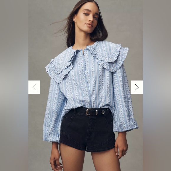 Damson Madder NWT (size US 16) Lois Double Collar blouse - Picture 5 of 13